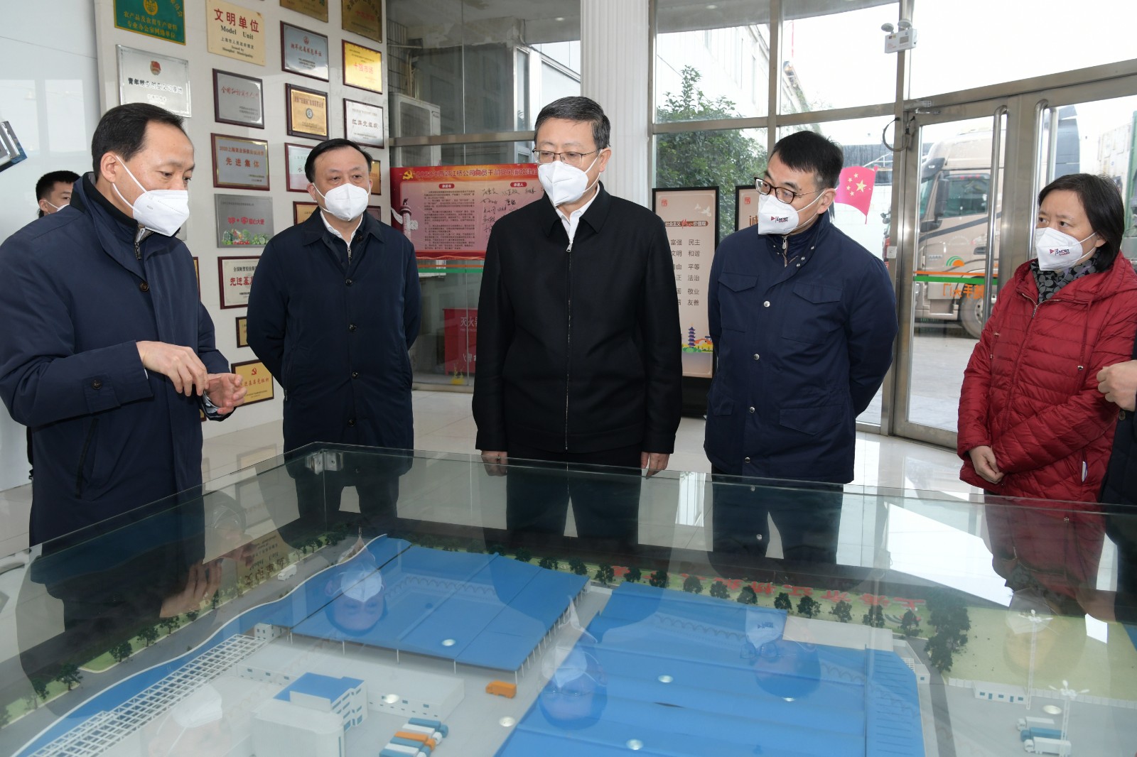市委書記陳吉寧到集團檢查春節保障工作